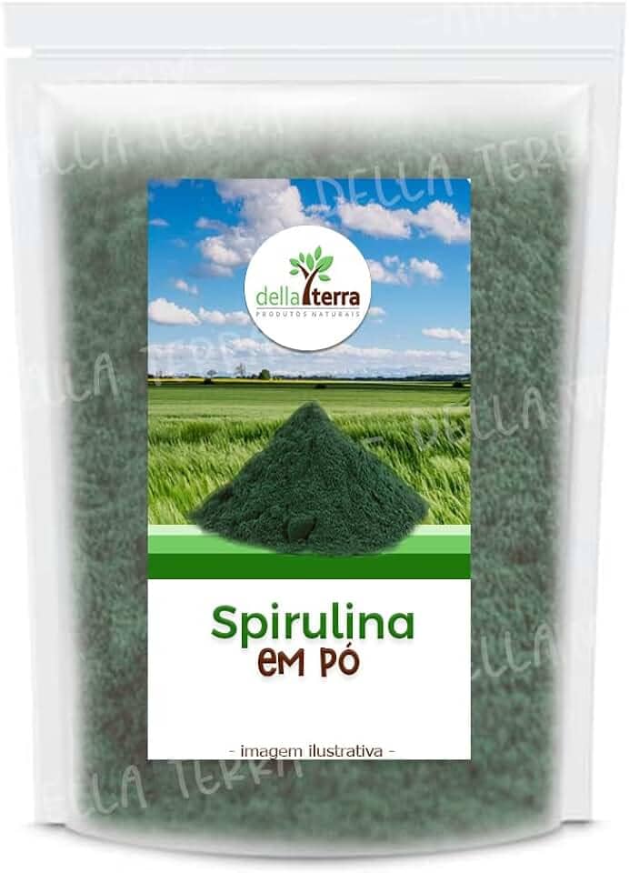 Spirulina em Pó Granel Premium 1Kg Della Terra
