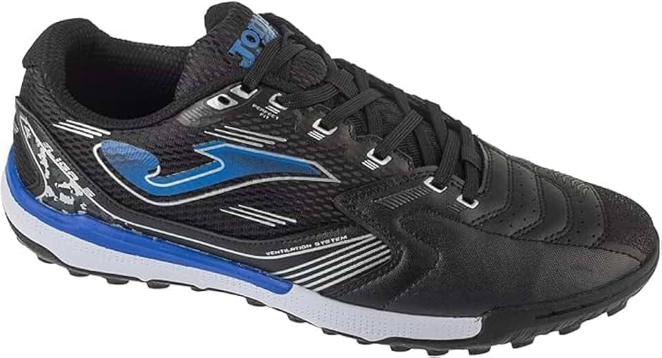 Chuteira de Society Joma Liga 5 Preto e Azul