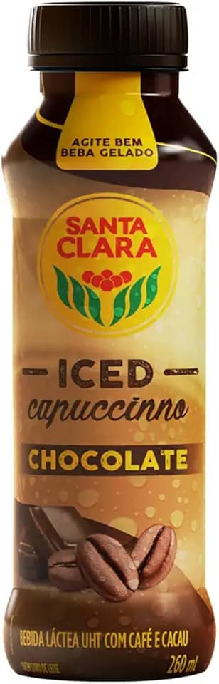 Bebida Láctea Cappuccino Chocolate Santa Clara 260ml