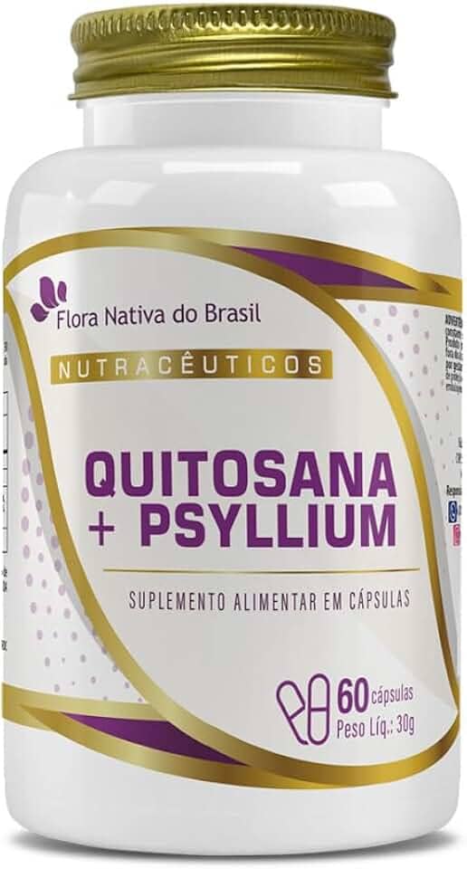 QUITOSANA + PSYLLIUM 60 CAPS