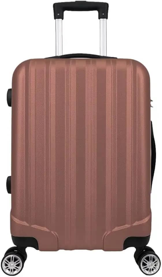 Mala de Bordo ABS 4 Rodas Action Fortt Rose - MAB02-RE