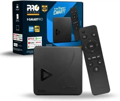 Smart Box Tv Proeletronic PROSB-3000 3 Geração Preto Transforma Qualquer Tv Em Smart