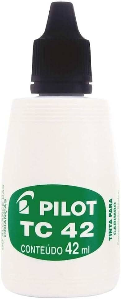 Tinta para Carimbo TC42 preta 42ml Pilot