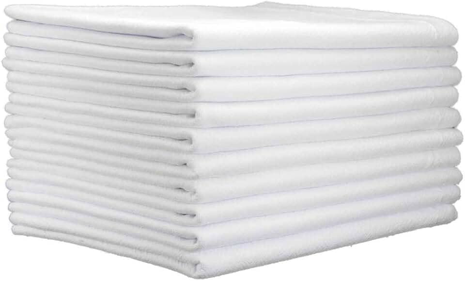 Pano De Prato Liso Branco Legitimo Pé De Galinha 20 Un