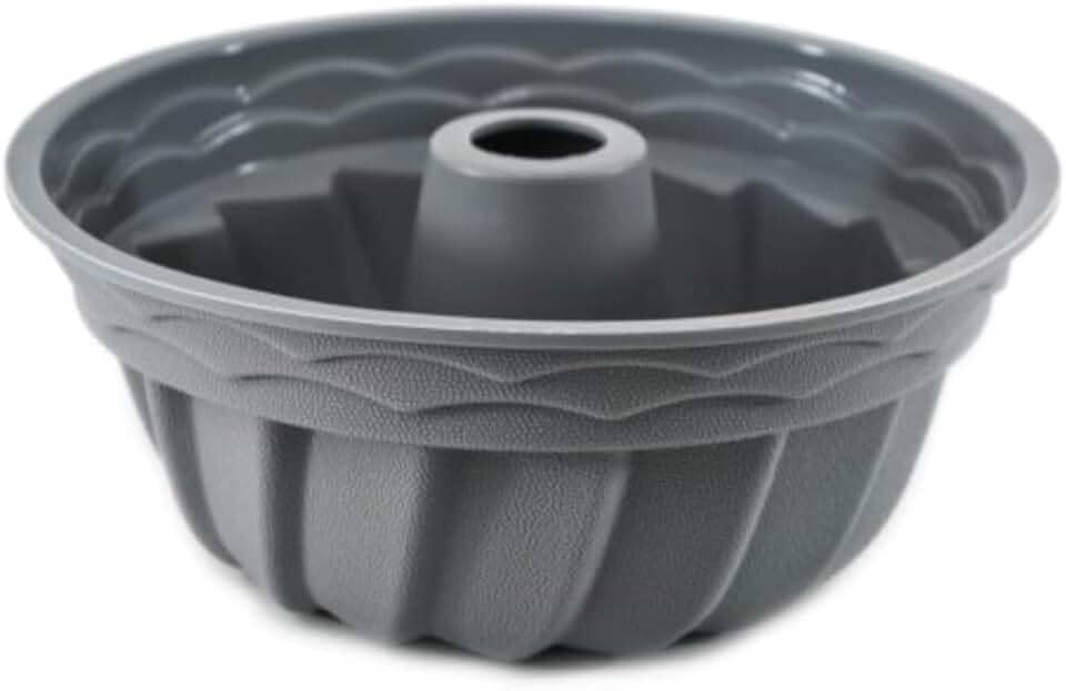 Forma de Silicone para Bolo Pudim Flan Gelatinas 20cm com Furo – Flexível e Colorida