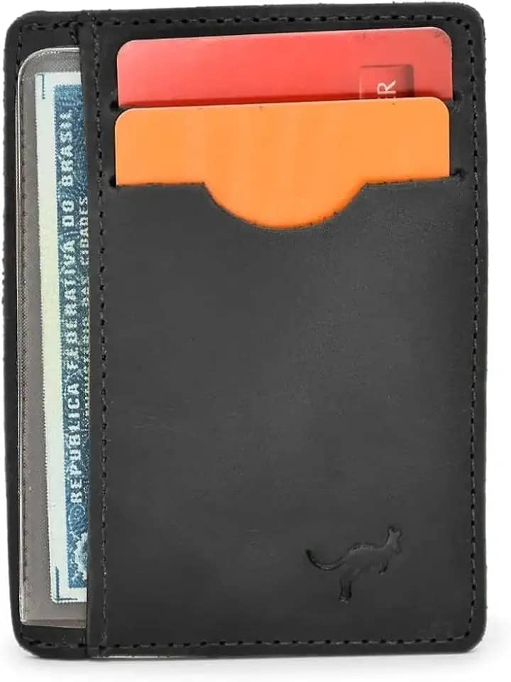 Carteira Porta Cartão,cnh,cédulas,cartões Couro Legítimo