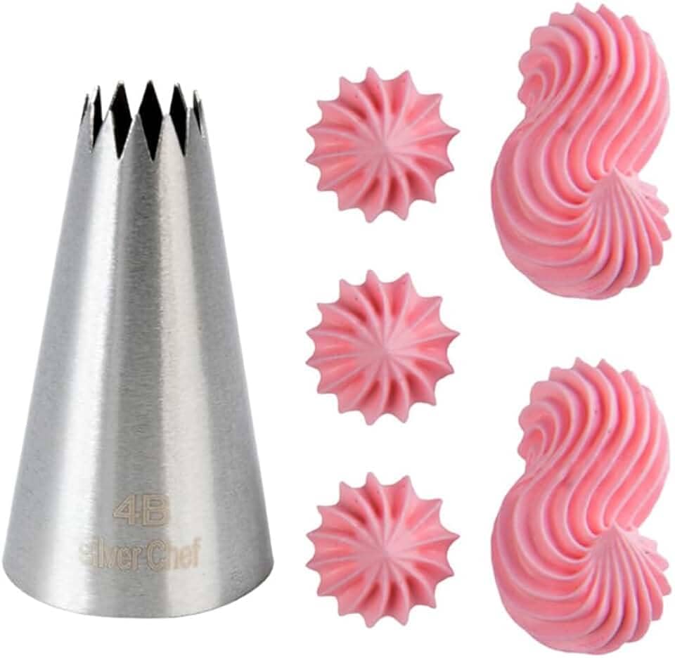 Bico Confeitaria Inox sem Emenda n° 4B - SilverChef
