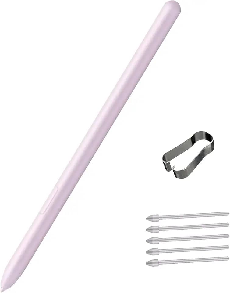 Caneta Tab S9 FE S para Samsung Galaxy Tab S9 FE de substituição para Samsung Galaxy Tab S9 FE / S9 Caneta Stylus com pontas, sem Bluetooth (roxa)