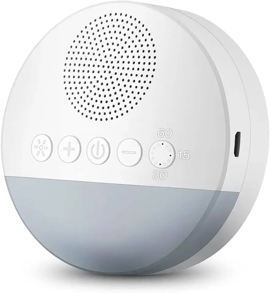 Aparelho de Som Ruído Branco Útero Ninar Acalmar Bebê Criança Relaxante Dormir Som suave Luz de Respiração Suave 15/30/60 Sincronização Inteligente Para Pessoas de Todas as Idades