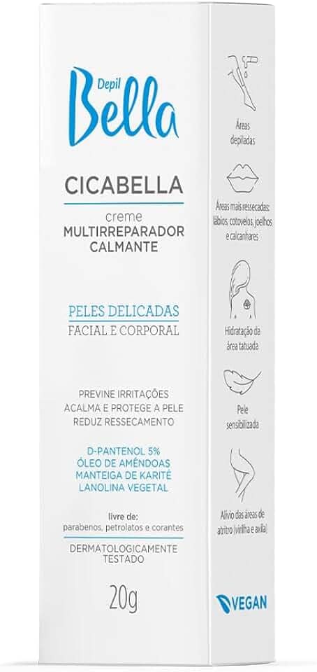 Depil Bella - Cicabella Creme Multirreparador Calmante 20g