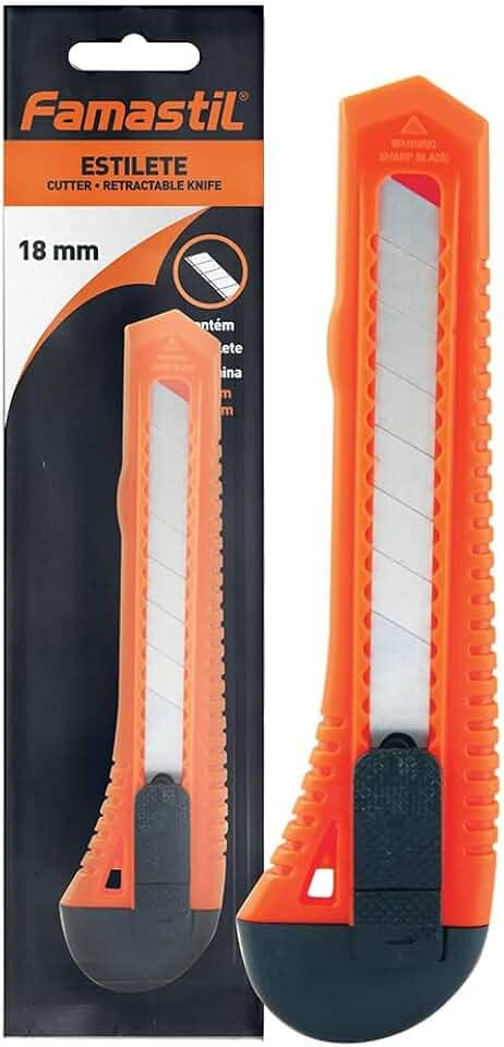 Famastil Estilete 18mm - Potência e Precisão para Trabalhos Pesados