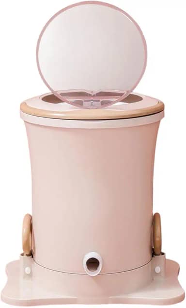 YWJLQH Secadora de roupas, centrifugadora, máquina de secar roupa, centrifugadora manual, para RV, apartamento, Rosa, M