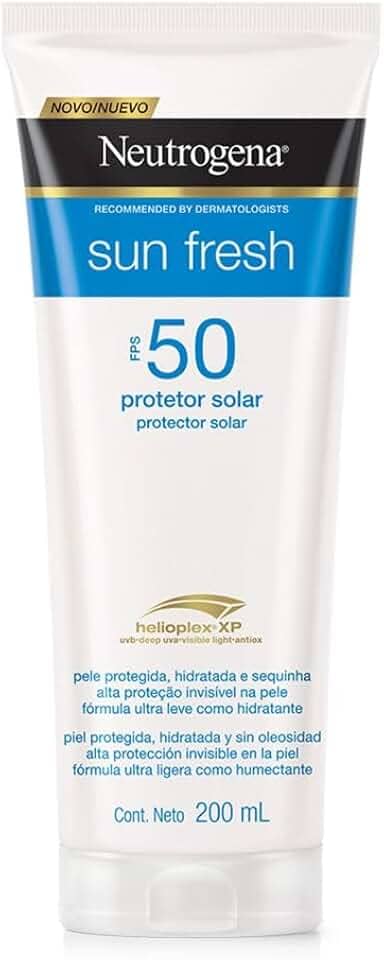 Neutrogena Sun Fresh Protetor Solar Corporal, FPS 50, 200ml