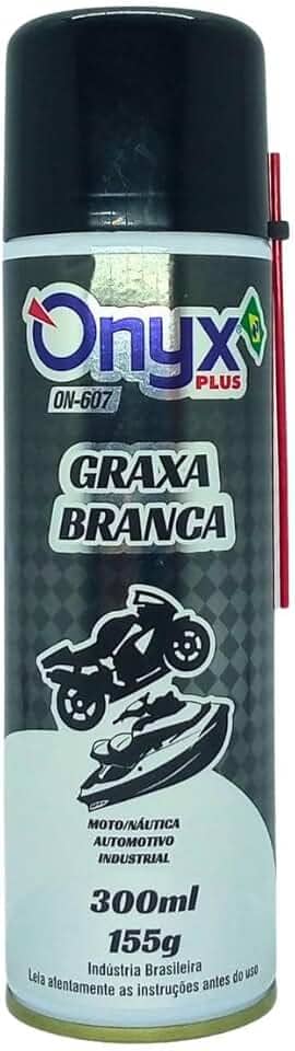 Graxa Branca Lubrificante Correntes Rolamentos Engrenagens Náutica Moto 300ml