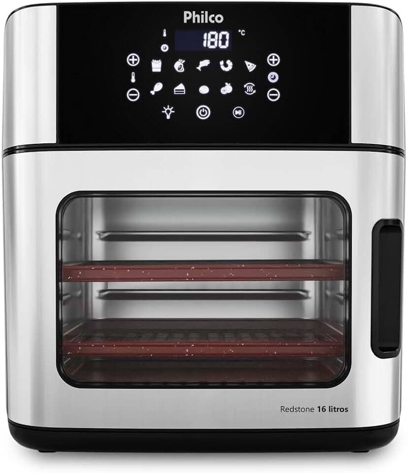 Air Fryer Philco 16L 4 em 1 Painel Digital PAF16A 220V
