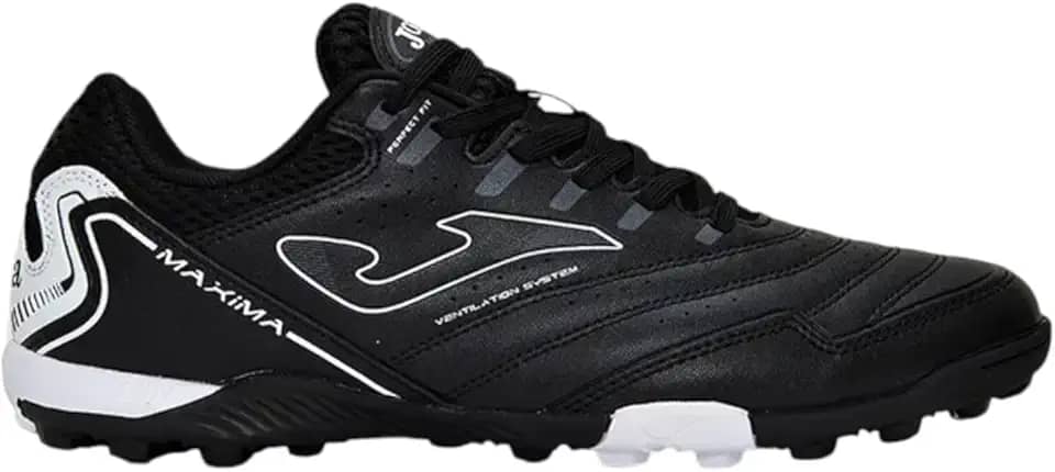 Chuteira de Society Joma Maxima Preto e Branco