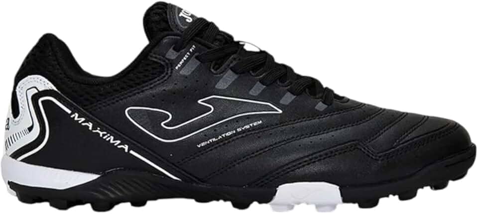 Chuteira de Society Joma Maxima Preto e Branco