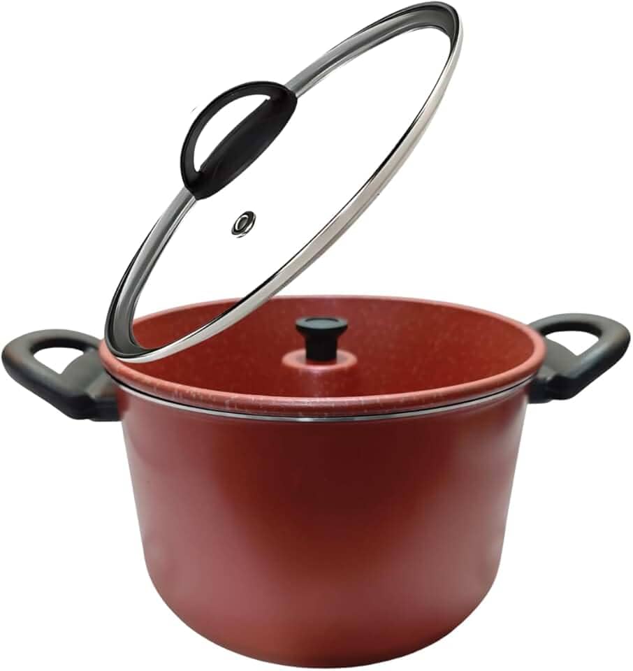 Panela Multiuso Vapor 2 X1 De Pudim Bolo e Doces Forma Vermelha Pindada