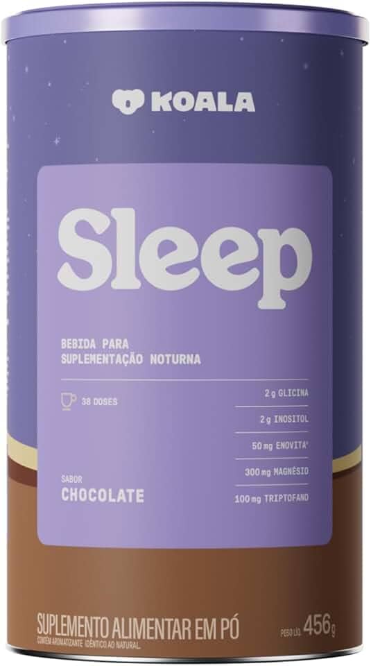 Koala Chocolate - Economic Size (456g) - Caffeine Army – Suplemento em Pó Noturno com Magnésio, Inositol, Triptofano, Zinco e Vitaminas | Conforto Noturno, Equilíbrio, Suporte Muscular e ao Metabolismo Energético