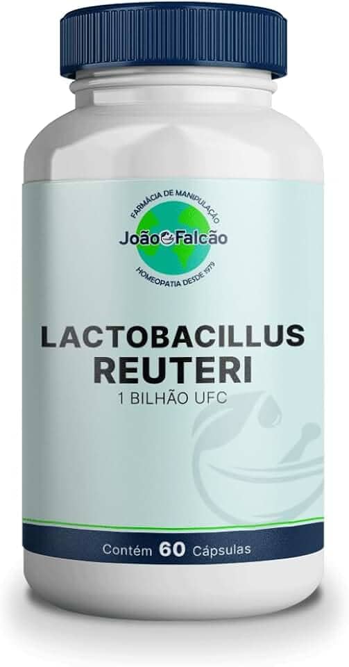Lactobacillus Reuteri 1Bilhão UFC - 60 Cápsulas Gastrorresistentes