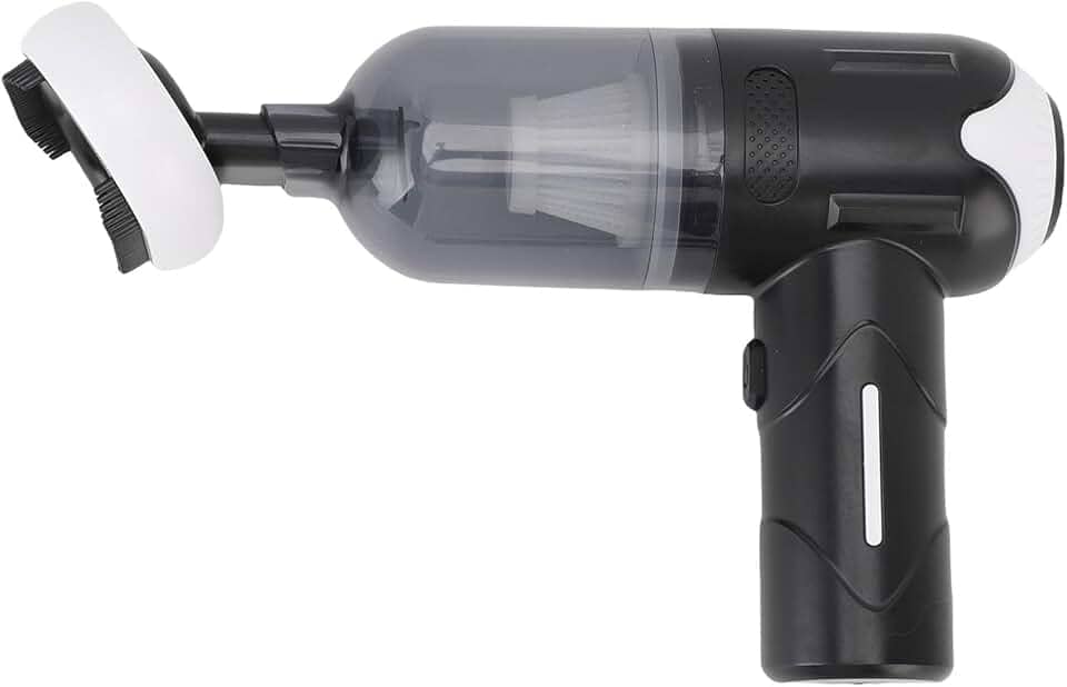 Jiawu Aspirador de pó Portátil Sem Fio para Pêlos de Animais de Estimação Mini Aspirador Pequeno Portátil de Sucção Poderosa Bateria de 4000mAh para Pêlos de Cães e Gatos para Casa e Em Trânsito