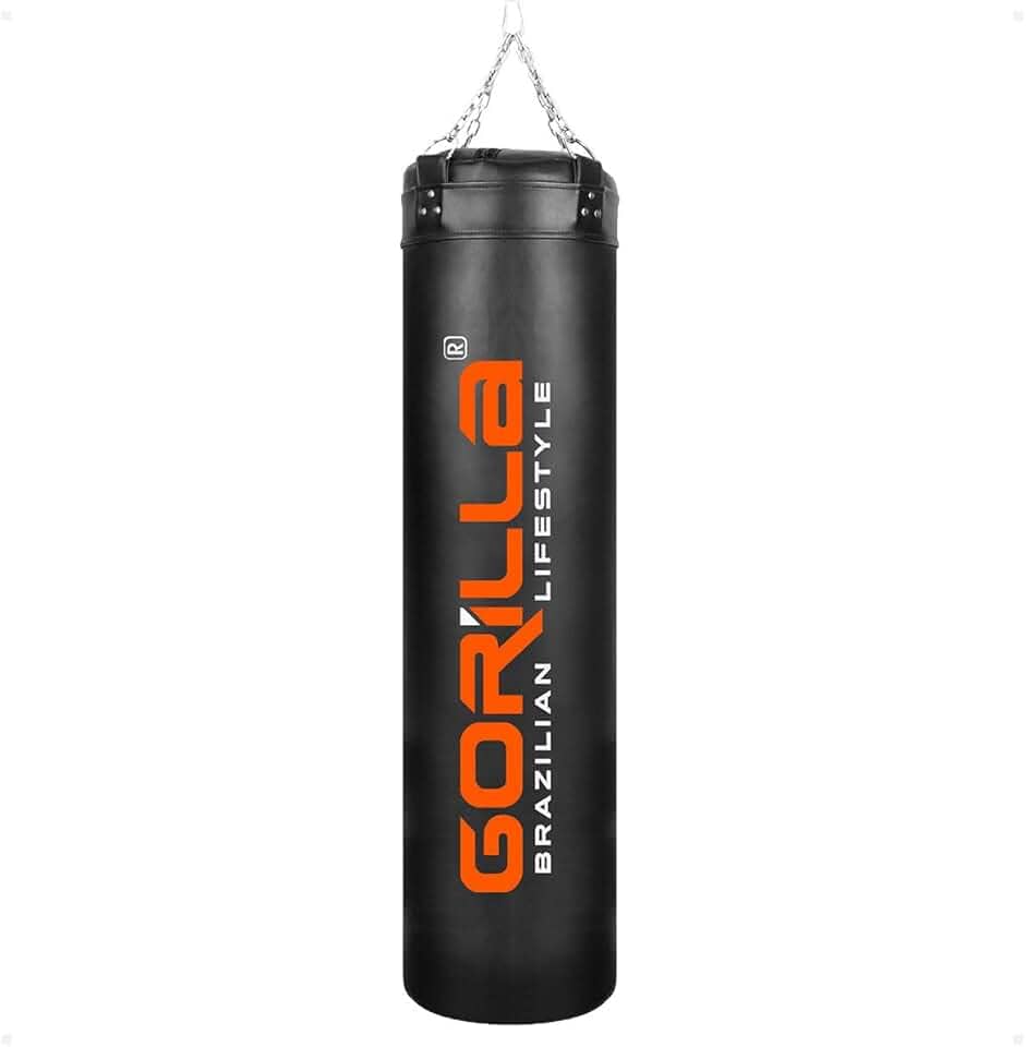 Saco De Pancada Grande 180 cm Boxe Muay Thai Treino Profissional Equipamento para Luta Gorilla