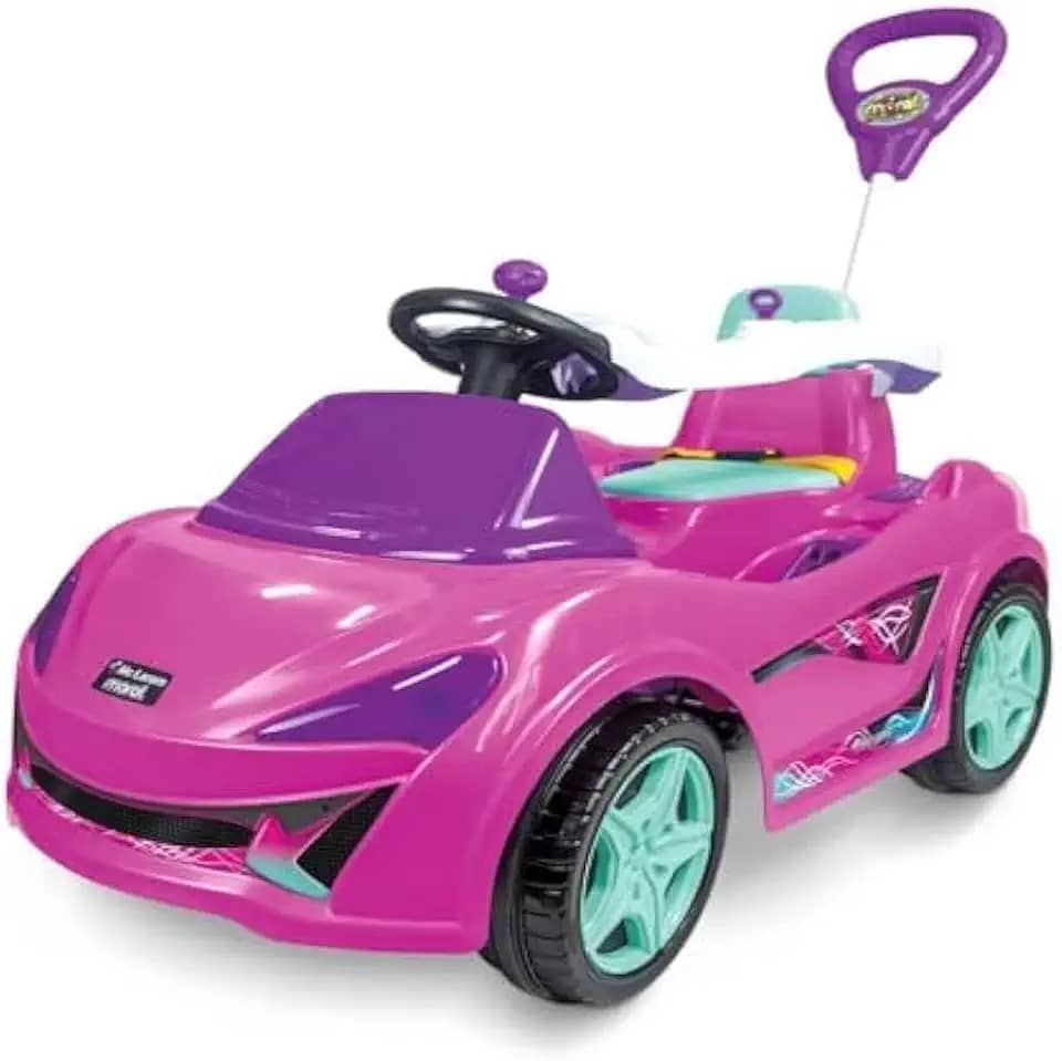 Carrinho infantil dobravel e portatil para bebes, compacto e rosa.