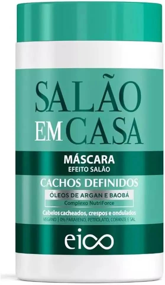Eico Máscara Salão em Casa Cachos Definidos 1kg