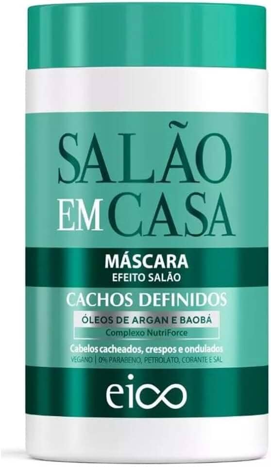 Eico Máscara Salão em Casa Cachos Definidos 1kg