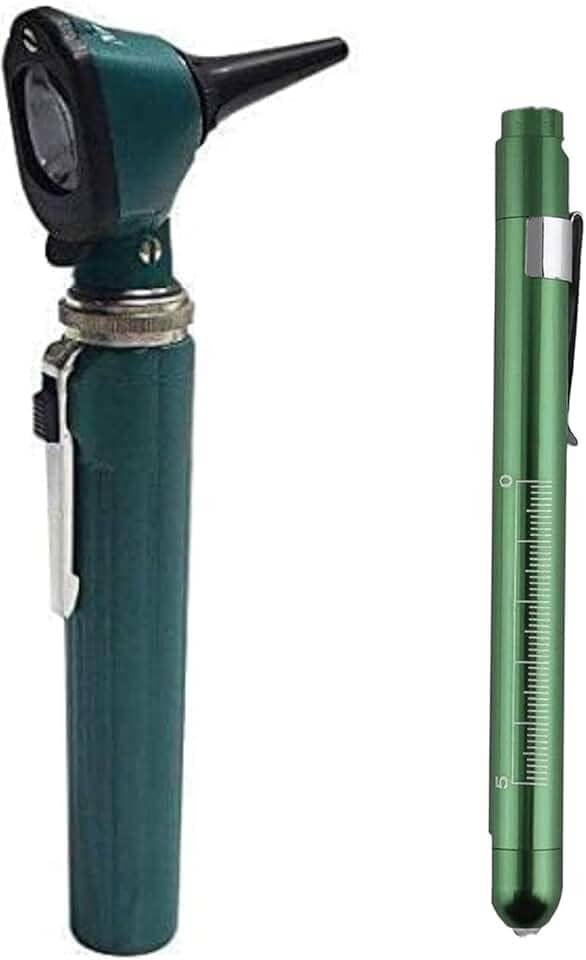 Octoscopio + Lanterna Clinica Verde + Estojo