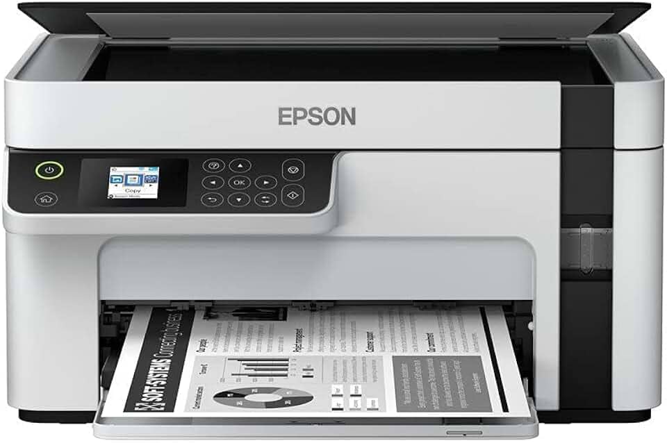 Multifuncional Epson EcoTank M2120 - Tanque de Tinta Monocromática, Wi-Fi Direct, Duplex Automático, Bivolt