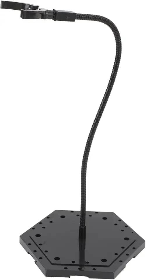 Action Figure Stand, Stable Support System Action Figure Acessórios Elegante e Minimalista Design Stop Motion Rig para Figuras e Pequenos Itens de Decoração (Black)
