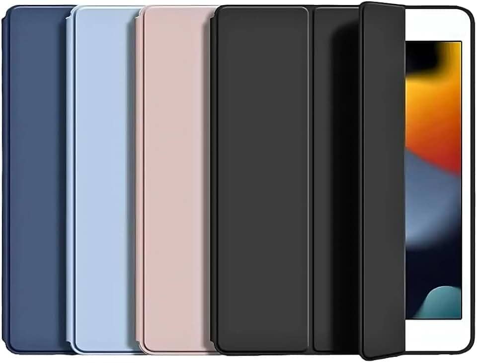 Capa Compatível com iPad 9ª Geração 10.2" 10.5" Polegadas Capa Para Tablet Proteção Com Tampa Magnética Case Ipad 9 FONSES (AZUL CLARO)