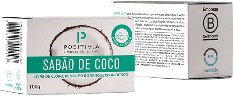 Sabão de Coco em Barra Positiva 100g