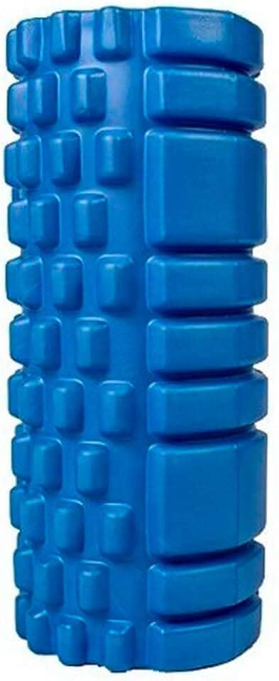 Rolo Massagem Liberação Miofascial Foam Roller Soltura Yoga Pilates - Azul