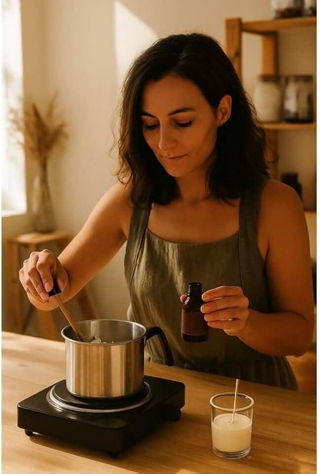 Essência Aromática Concentrada 100ml – Essência para Difusor e Velas Aromáticas com Óleos Essenciais Premium e Alta Fixação (Verbena)