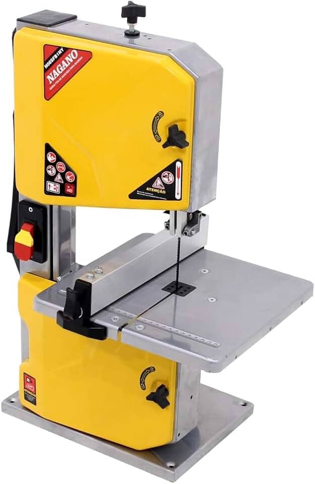 Nagano Serra Fita de Bancada para Madeira 8 Pol 302x204mm 250w - 220v