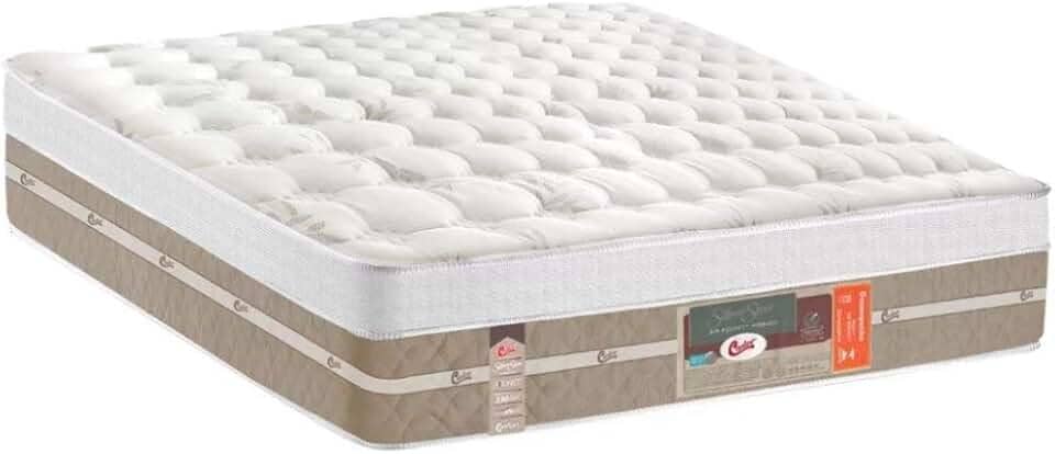 Colch�o King Size de Molas Pocket Silver Star Air H�brido 193x203 Castor