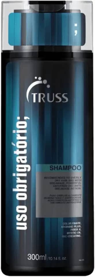 Truss Shampoo Uso Obrigatório | Reconstrução, Proteção da Cor e Redução de Quebra | 300 ml