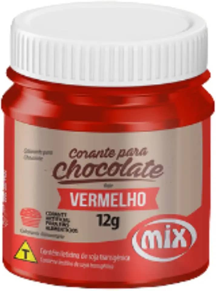 Corante Para Chocolate Trufas Bombons Alta Qualidade E Cor (Vermelho)