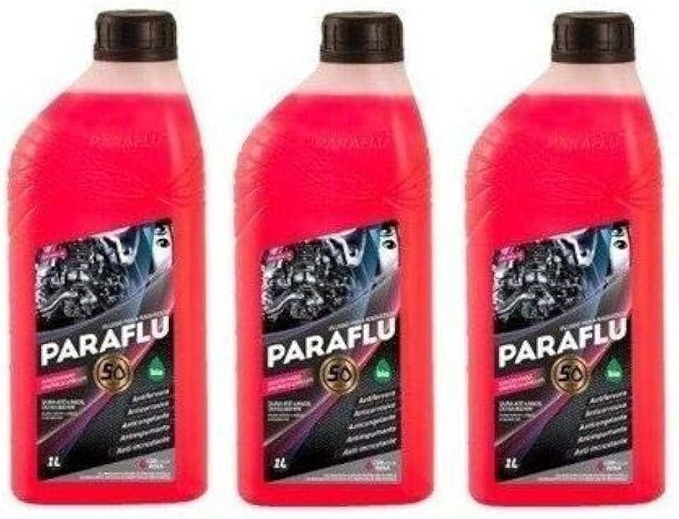 Aditivo Radiador Paraflu Rosa de 1 Litro Original 3 Unidades