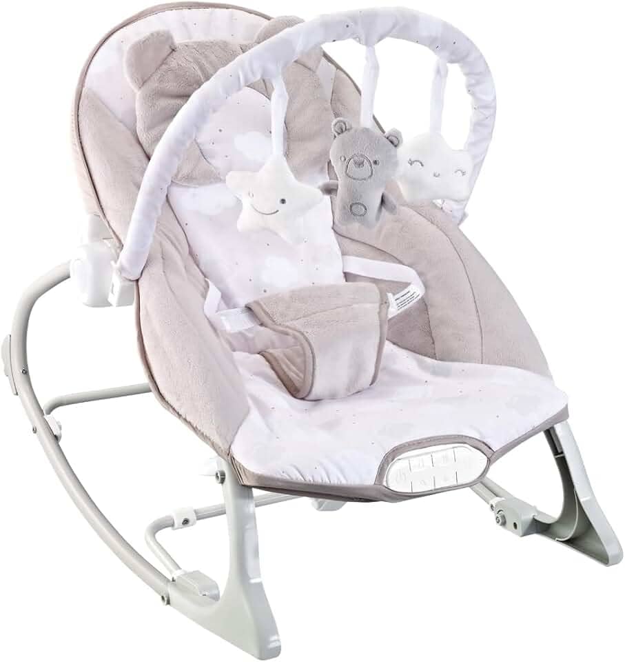 Cadeira de Descanso Bebê Musical Polar Bege 18kgs Maxi Baby