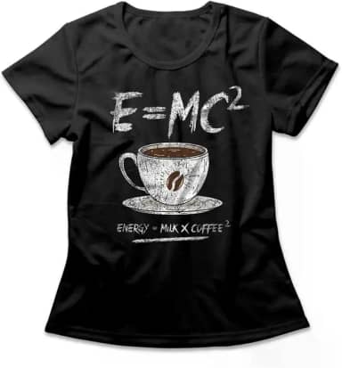 Camiseta Feminina Coffee Energy Formula