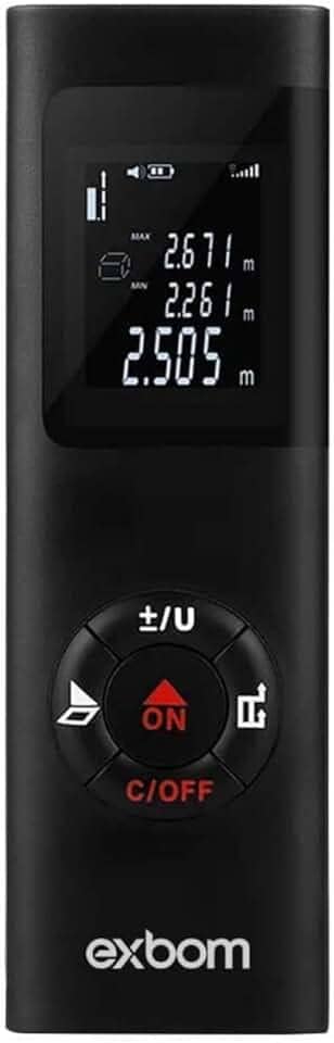 Trena Digital a Laser Slim 40 Metros com Alimentação via USB-c