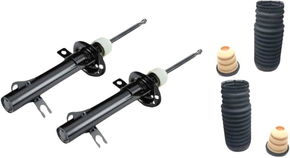 PAR DE AMORTECEDORES DIANTEIRO + KITS BATENTE E COIFA FIESTA EXCETO NEW 2009 AA 2014