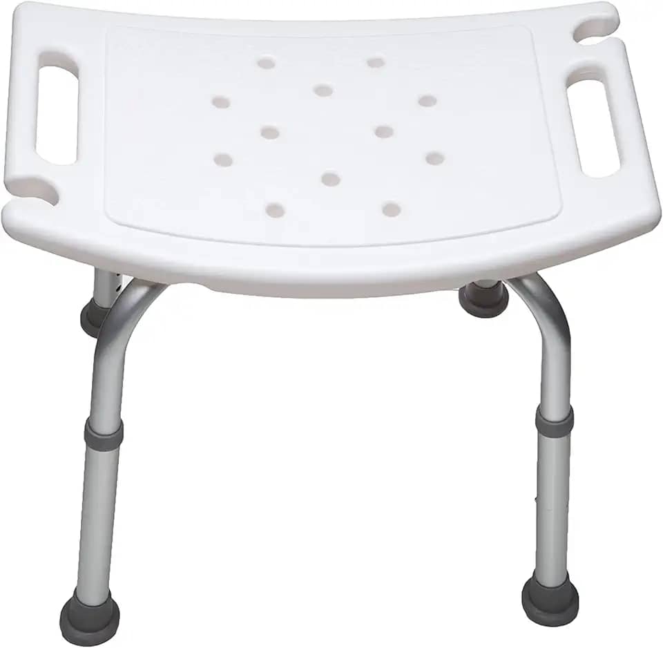 Banco ou cadeira de banho SEM encosto - Supermedy - BB, Bege