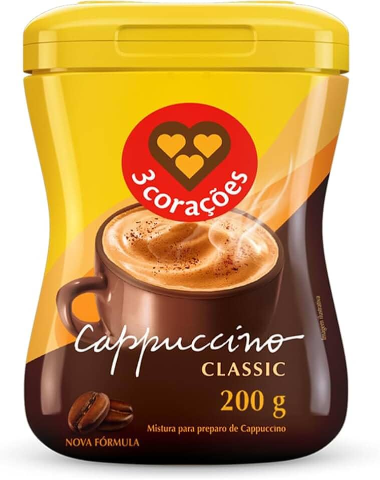 3 Corações Cappuccino Clássico, 400g
