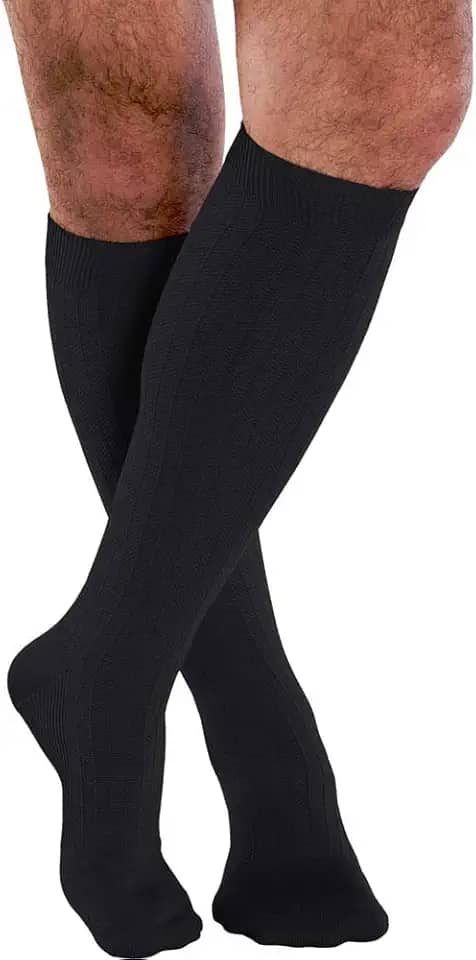 Meia 3/4 Masculina Actitud 190B 15-20 Mmhg Sigvaris Preto Médio