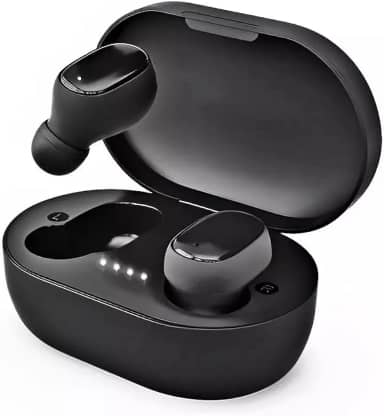 Fone de Ouvido Bluetooth Sem Fio TWS 5.3 com Microfone Cancelamento de Ruído Preto