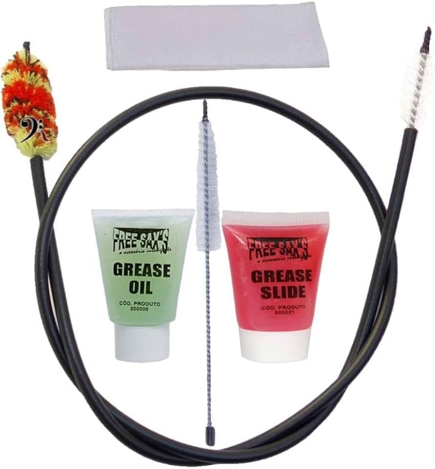 Kit de Limpeza e Manutencao para Trombone de Vara 61 Free SAX